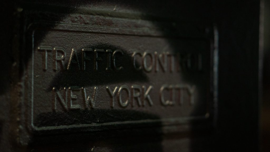 a close up of a sign on a building